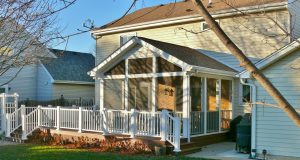 Custom Home Renovations | TimberBuilt Cedar Screen Rooms | Carol Stream, IL